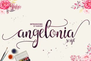Angelonia: A Script Font Where Brush Lettering Meets Timeless Handwriting