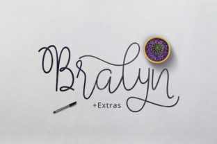 Bralyn Monoline Script: A Modern Calligraphy Font for Versatile Design