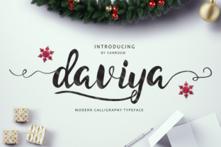 Daviya: Bold Hand-Inked Font for Creative Work