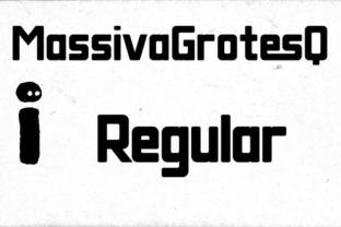 Exploring the Massiva Grotesq Regular Typeface