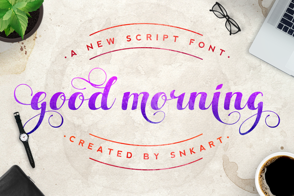 Good Morning: A Modern Script Font Built for Real Projects