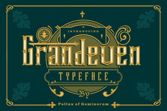 Grandeven: The Visually Attractive Typeface for Creative Design Projects