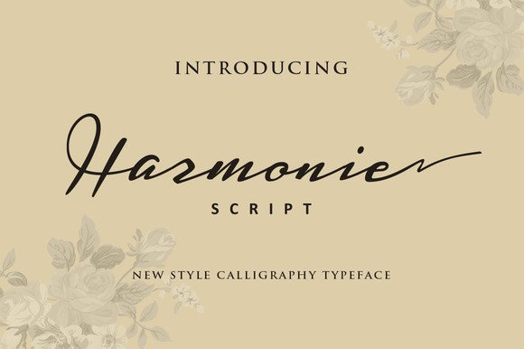 Harmonie: A Script Font with Genuine Character