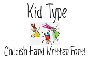 Kidtype: A Playful Handwritten Font for Kids’ Design Projects