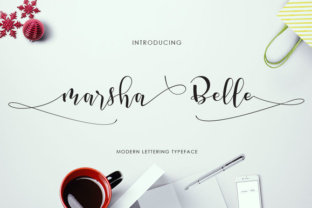 Marsha Belle Script: A Modern Lettering Typeface with a Dancing Baseline