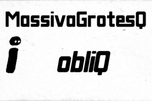 Massiva Grotesq Obliq: A Bold Slant on Modern Typography