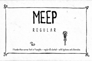 Meep Regular: A Versatile Font for Modern Design