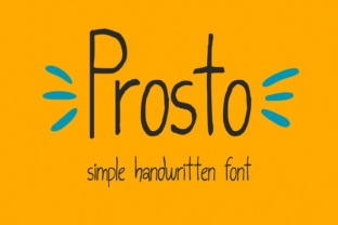 Prosto: A Handwritten Sans Serif Font with Genuine Appeal