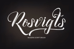 Rosvigts Brush: Handmade Script for Modern Design