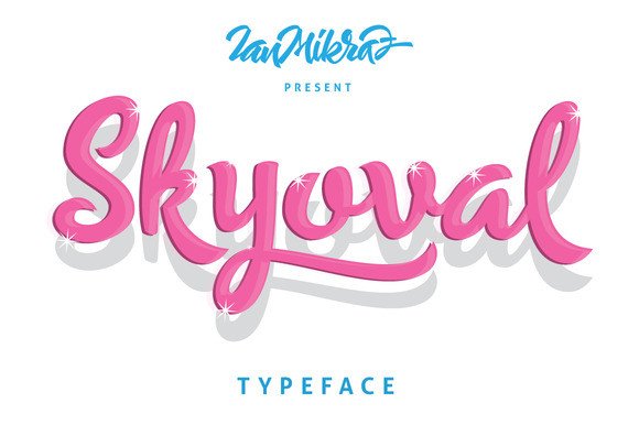 Skyoval: A Handwritten Font with Character and Versatility