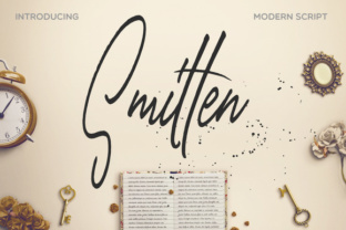 Smitten: A Handwritten Calligraphy Script Font That Demands Careful Use