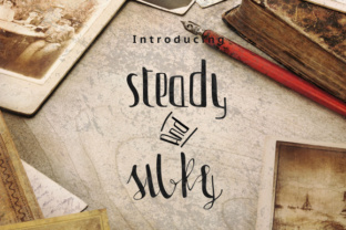 Steady Silky: A Handcrafted Script Font That Brings Feeling to Your Projects