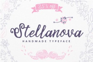 Stellanova: The Handwritten Script That Adds Quirky Charm to Your Design Toolkit