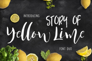 Story of Yellow Lime: A Font Duo with Character