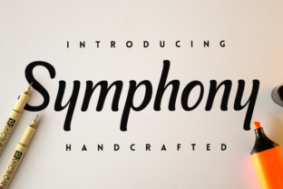 Symphony: A Modern Handcrafted Font with Real Versatility