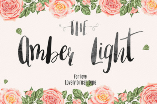 The Art of Amber Light: A Modern Script Font with Classic Appeal